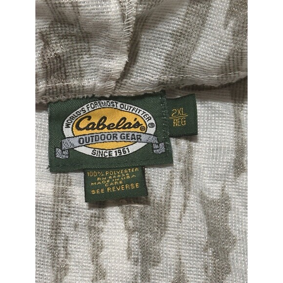 Cabela's Lightweight Cover-up Parka & Pants Hunting Snow Winter 2XL Camo USA - Picture 11 of 16